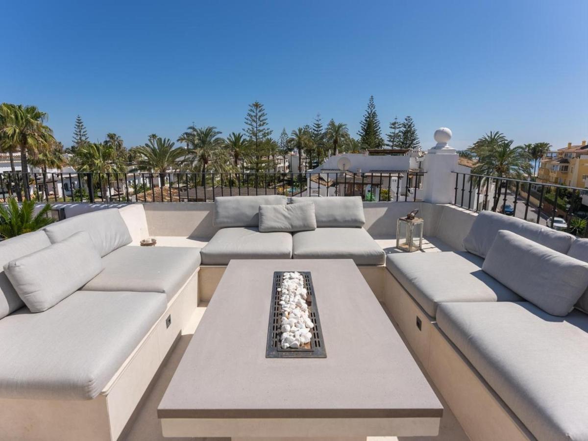 Castiglione Luxury Beachfront Duplex Penthouse Marbella Exterior photo